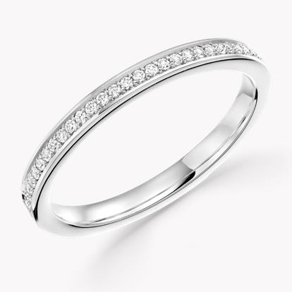 Brilliant Cut Diamond Eternity Ring 0.25ct in Platinum