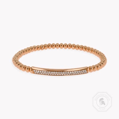 Bohemia 0.53ct Large Expandable Diamond Bracelet in 18ct Rose Gold