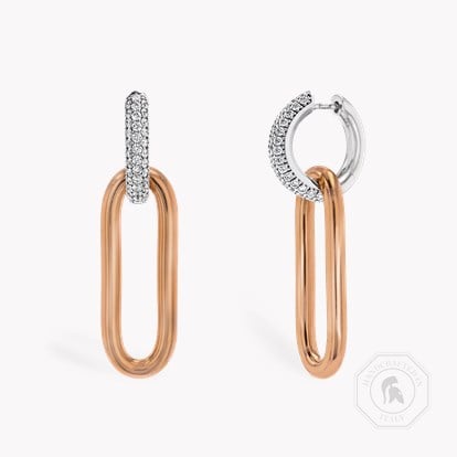 Havana Diamond Drop Earrings