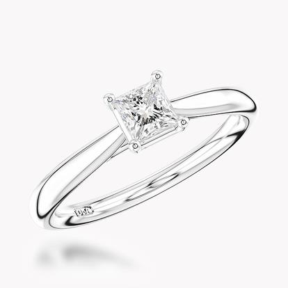 0.40ct Diamond Solitaire Ring Platinum Gaia Setting