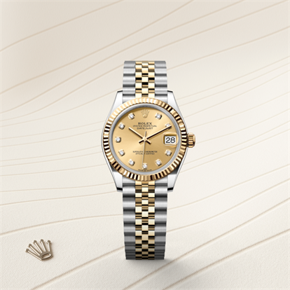 Datejust 31, Oyster, 31 mm, Oystersteel and yellow gold watch