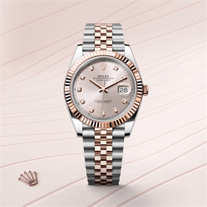 Datejust 41, Oyster, 41 mm, Oystersteel and Everose gold watch