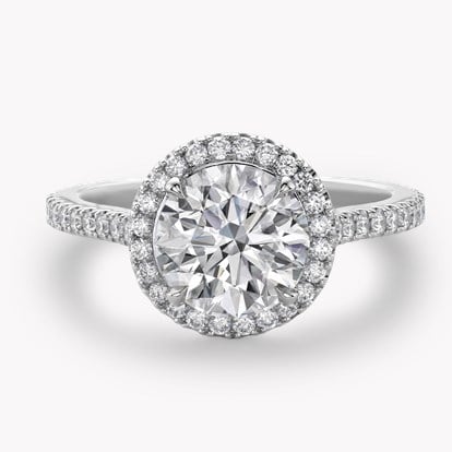 Celestial Brilliant Cut 2.08ct Type IIA Diamond Cluster Ring