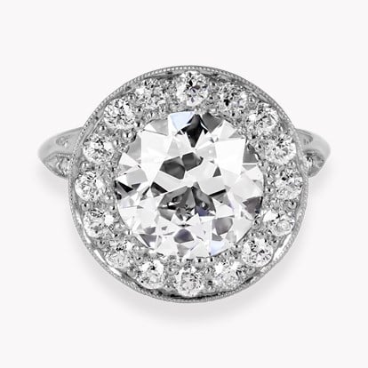 Art Deco Tiffany & Co. 2.67ct Diamond Cluster Ring