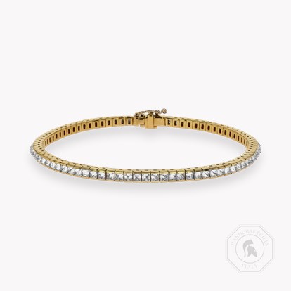 RockChic 4.22ct Inverted Diamond Line Bracelet