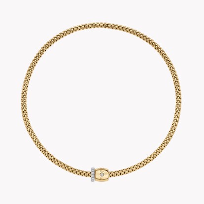 Fope Flex-it Diamond Necklace 0.47ct in 18ct Yellow Gold