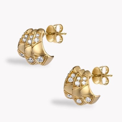 Origins Large Diamond Set Cuff Earrings