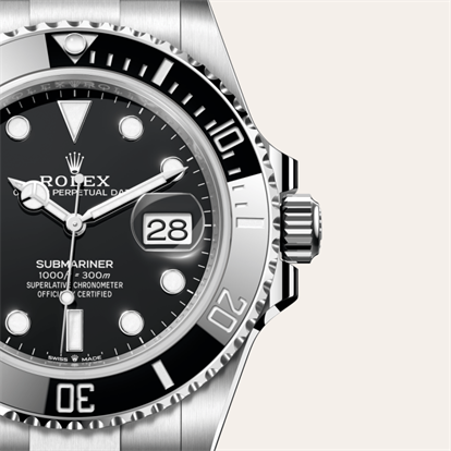 Submariner Date, Oyster, 41 mm, Oystersteel watch