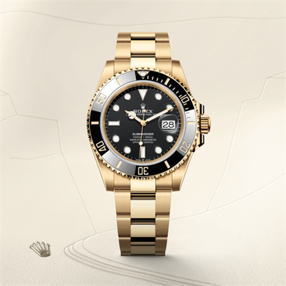 Submariner Date, Oyster, 41 mm, yellow gold watch
