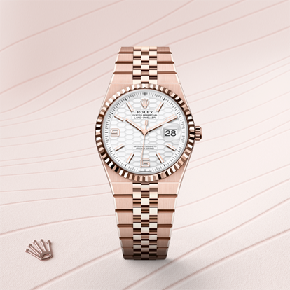 Land-Dweller 36, Oyster, 36 mm, Everose gold watch