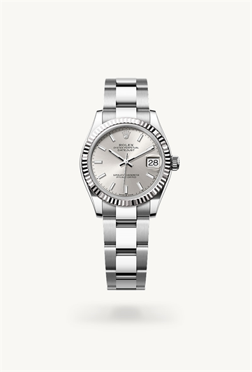 Rolex Datejust 31 Oyster, 31 mm, Oystersteel and white gold