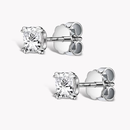 Windsor 0.93ct Cushion Diamond Ear Studs