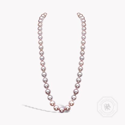 Pastel Pink Freshwater Pearl Long Necklace