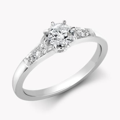 Antrobus Diamond Solitaire Ring Platinum Antrobus Setting