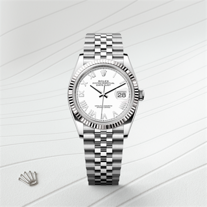 Datejust 36, Oyster, 36 mm, Oystersteel and white gold watch