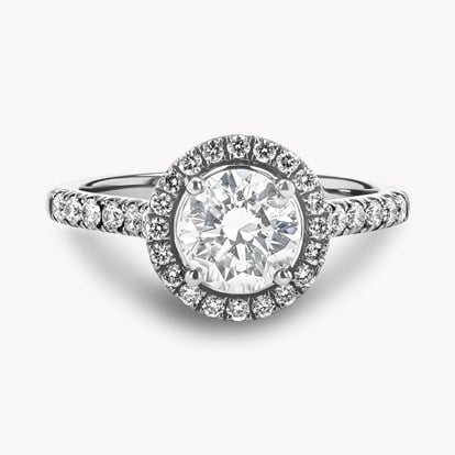 Brilliant Cut Diamond Cluster Ring