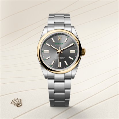 Oyster Perpetual 41, Oyster, 41 mm, Oystersteel and yellow gold watch