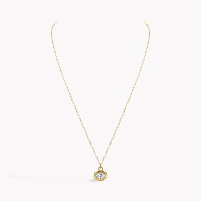 Skimming Stone 0.53ct Diamond Pendant