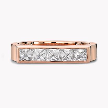 RockChic 0.81ct Diamond Flat-Topped Five Stone Ring