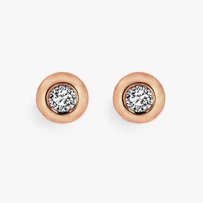 RockChain Diamond Earrings 0.60cts in 18ct Rose Gold