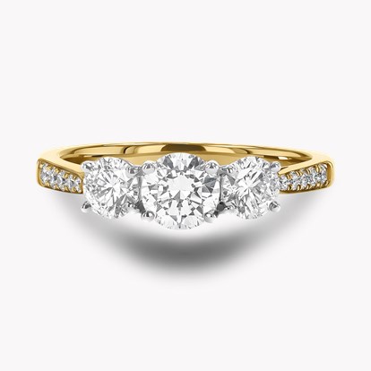 Diamond Three Stone Ring