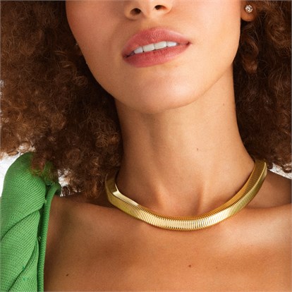 Fine Lines 0.08ct Diamond Triangular Shape Collar