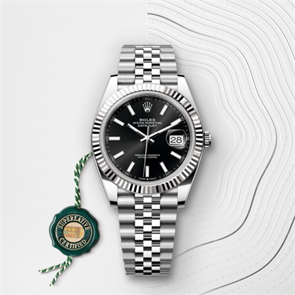 Datejust 41, Oyster, 41 mm, Oystersteel and white gold watch