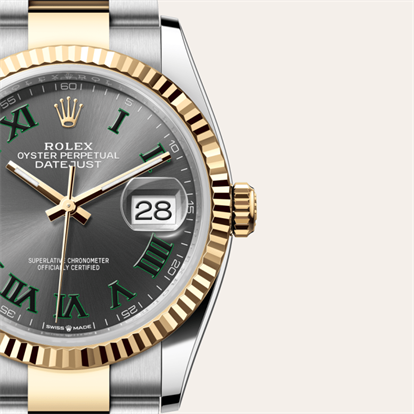 Datejust 36, Oyster, 36 mm, Oystersteel and yellow gold watch