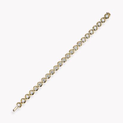 Skimming Stone 7.25ct Diamond Line Bracelet