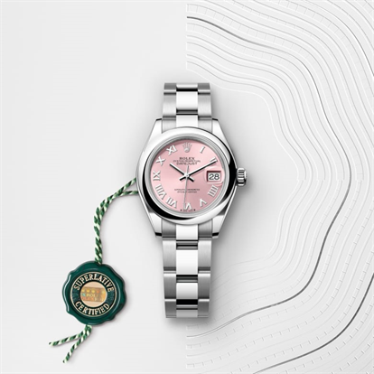 Lady-Datejust, Oyster, 28 mm, Oystersteel watch