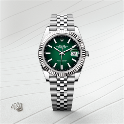 Datejust 41, Oyster, 41 mm, Oystersteel and white gold watch