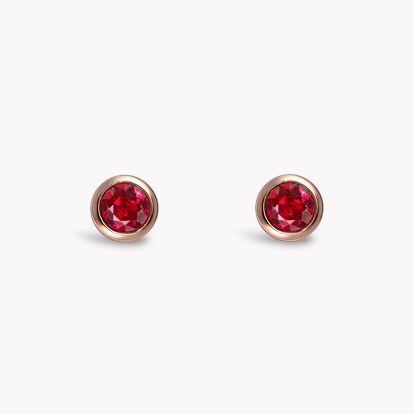 Sundance Ruby Earrings 0.53CT in 18ct Rose Gold