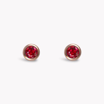 Sundance Ruby Earrings 0.58CT in 18ct Rose Gold