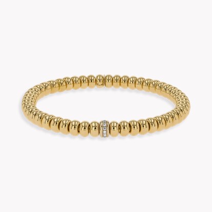 Bohemia 0.14ct Large Expandable Diamond Bracelet in 18ct Yellow Gold