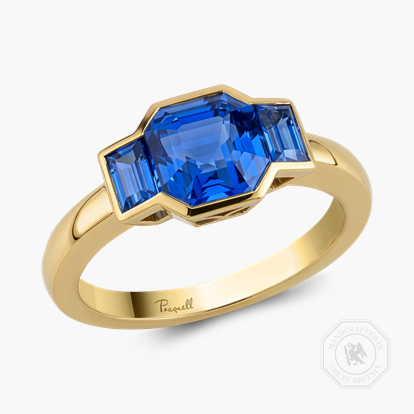 Kingdom 2.88ct Sapphire Three Stone Ring