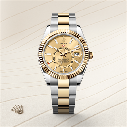 Sky-Dweller, Oyster, 42 mm, Oystersteel and yellow gold watch