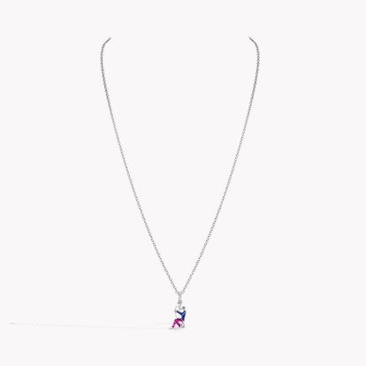 Art Deco Musician with Tuba Pendant