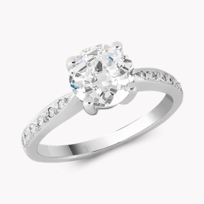 Old Cut 1.21ct Diamond Solitaire Ring