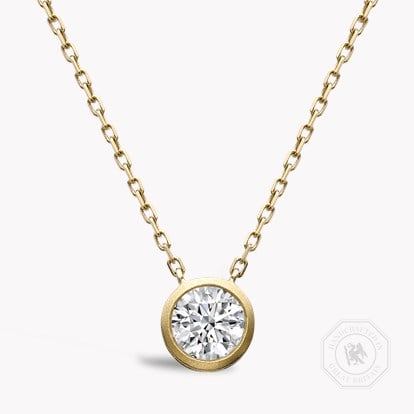 Legacy Old European Cut Diamond Pendant 1.22ct in 18ct Yellow Gold