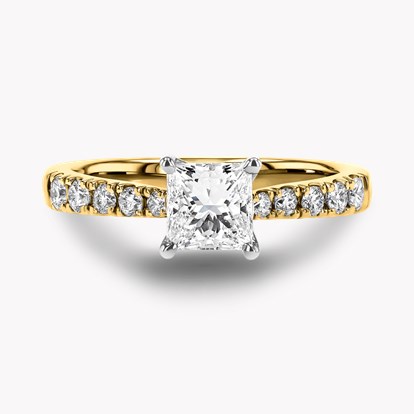 Celestial Princess Cut 0.90ct Diamond Solitaire Ring