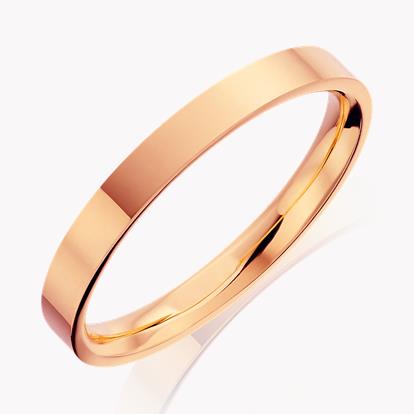 2.5mm Flat Court Wedding Ring