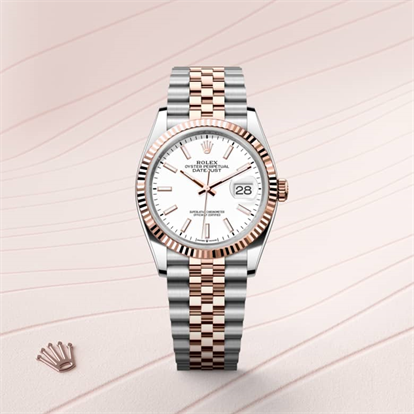 Datejust 36, Oyster, 36 mm, Oystersteel and Everose gold watch