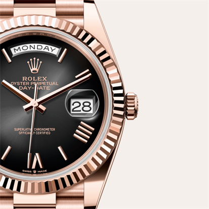 Day-Date 40, Oyster, 40 mm, Everose gold watch