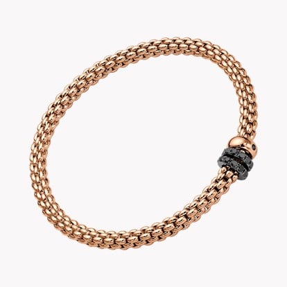 Fope Solo Flex'It Black Diamond Bangle