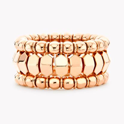 Bohemia Peaked Expandable Three Row Ring