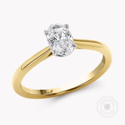 Gaia 0.70ct Oval Cut Diamond Ring