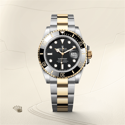 Submariner Date, Oyster, 41 mm, Oystersteel and yellow gold watch