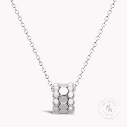 Bohemia Three Row Hexagonal Polished Pendant
