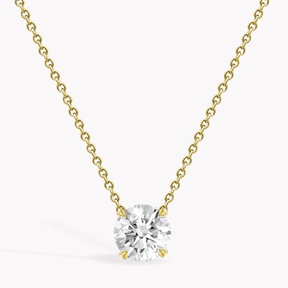 Windsor 1.01ct Diamond Pendant in 18ct Yellow Gold