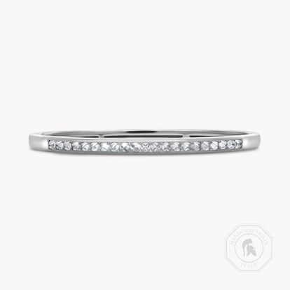 RockChic Diamond Bangle 1.60ct in 18ct White Gold